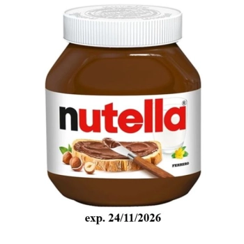 Nutella 750 g Niemcy | Oryginalny Krem Czekolada-Orzech | Paleta 768 szt.