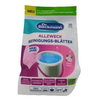 Dr.Beckmann 20szt żelowe listki do sprzątania 312 sztuk HURTOWNIA
