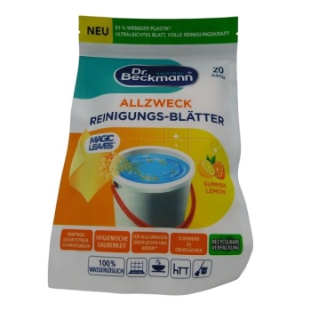 Dr.Beckmann 20szt żelowe listki do sprzątania 312 sztuk HURTOWNIA
