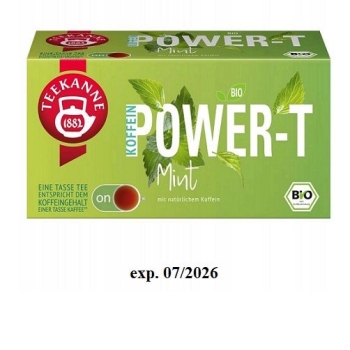 Teekanne 18 szt Power-T Mint herbata x 144 sztuki HURTOWNIA