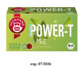 Teekanne 18 szt Power-T Mint herbata x 144 sztuki HURTOWNIA