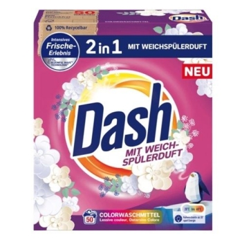 Dash proszek do prania Color 3 kg 50 prań – paleta 128 sztuk | HURTOWNIA CHEMII