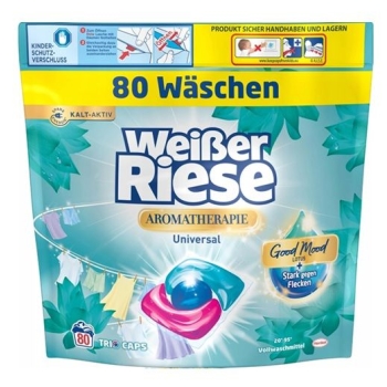 Weisser Riese Color Trio-Caps Kapsułki do Prania Orchidee 80 sztuk 96 opakowań HURTWONIA