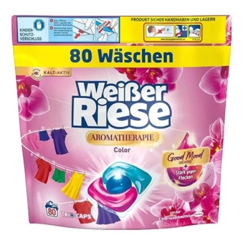 Weisser Riese Color Trio-Caps Kapsułki do Prania Orchidee 80 sztuk 96 opakowań HURTOWNIA