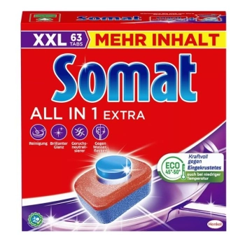 Somat 63szt All in1 Extra tabletki do zmywarki HURTOWNIA 48 sztuk
