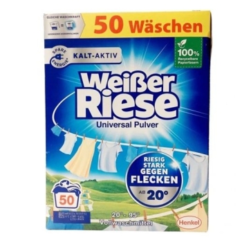 Chemia z Niemiec proszek do prania 2,5 kg WeiBer Riese 288 sztuk PALETA