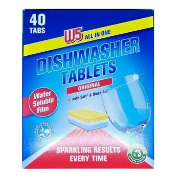 W5 tabletki do zmywarki  40 szt paleta 768 szt HURTOWNIA