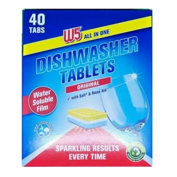 W5 tabletki do zmywarki  40 szt paleta 768 szt HURTOWNIA