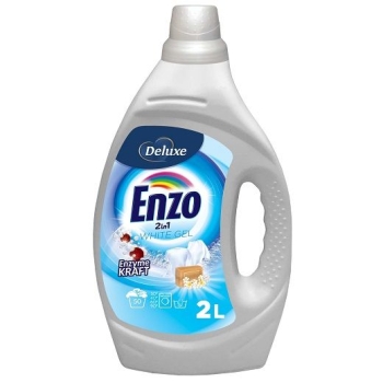 ENZO DELUXE żel do prania białego 2 L 50 prań paleta 270 sztuk cena HURTOWA