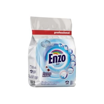 Proszek do prania białego DELUXE ENZO 2,45 kg 35 prań PALETA 250 szt hurtownia