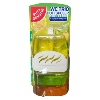G&G 3szt WC Trio zawieszka żelowa – Lemon, 168 sztuk (HURTOWNIA)