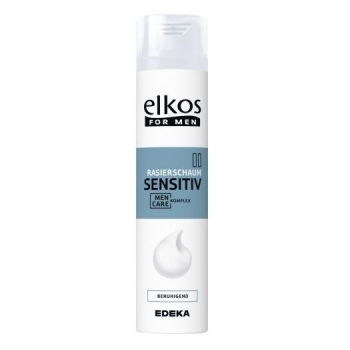 Elkos Pianka do golenia SENSITIVE 300ml – Hurtownia, opakowanie 300 sztuk