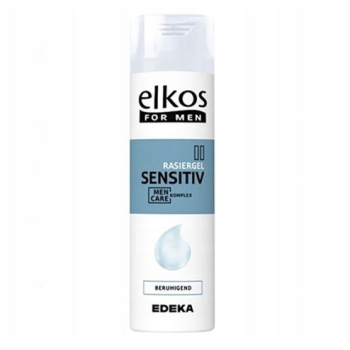 Elkos Men Sensitive żel do golenia 200 ml – paleta 1200 szt. (hurtownia)