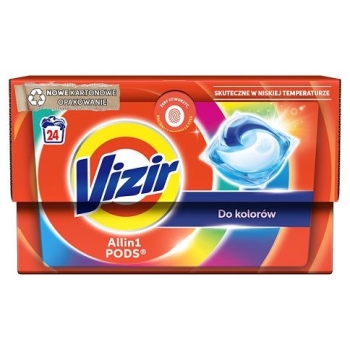 Vizir 24szt All in One Color kapsułki paleta 384 sztuki HURTOWNIA