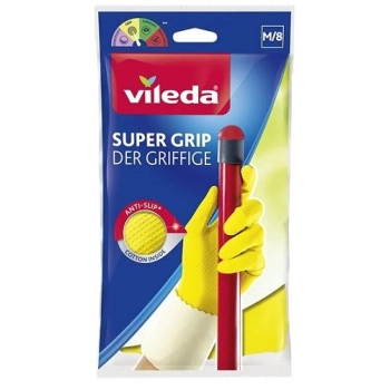 Vileda Super Grip rękawice gumowe r.M HURTOWNIA 480 sztuk