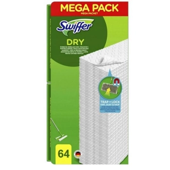 Swiffer 64szt Dry wkład do mopa HURTOWNIA 48 sztuk