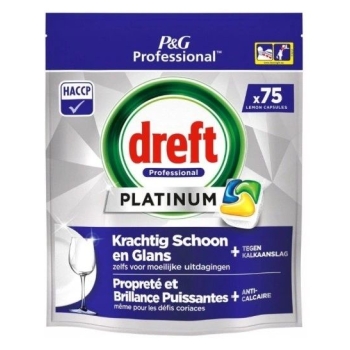 Dreft Platinum 75 szt do zmywarki Citrus paleta 216 szt HURTOWNIA