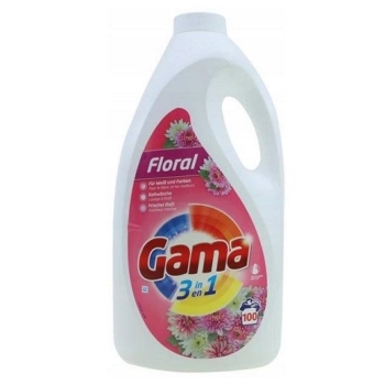 Gama żel do prania 4,5 L (100 prań) FLORAL – paleta 128 sztuk | HURTOWNIA