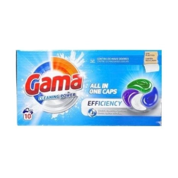 Hurtownia Gama 10 szt. Cleaning Power Efficiency kapsułki do prania