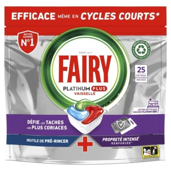 Fairy 25szt Platinum Plus do zmywarki – paleta 540 szt.