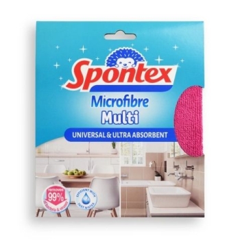 Mikrofibra Multi 32x32 – uniwersalna ściereczka bardzo chłonna 1 szt SPONTEX