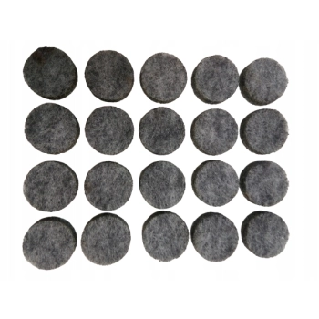Podkładki filcowe pod meble krzesła stoły stołki szare 60szt koła grube