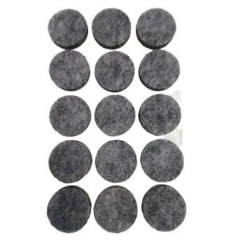 Podkładki filcowe pod meble szare 75szt koła grube