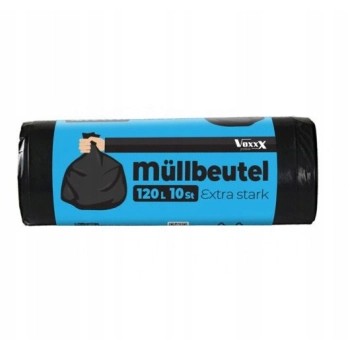 Worki na Śmieci Grube Mocne 120L x 10 Sztuk - Kosz DELUXE - Hurtownia