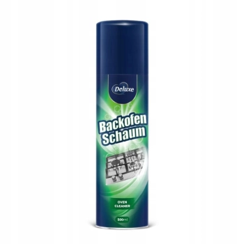 Pianka spray do czyszczenia szyby kominka piekarnika DELUXE Backofen Schaum