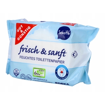 Papier Toaletowy Nawilżany Sensitive - 648 Sztuk - Hurtownia Niemiecka