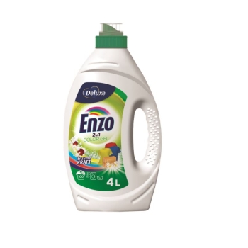 DELUXE żel do prania 4 Litry do koloru 100 prań ENZO koncentrat