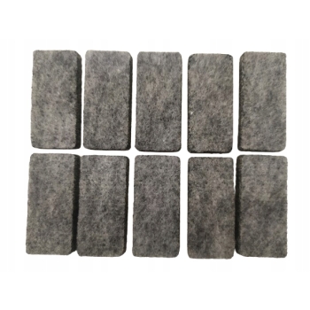 Podkładki filcowe pod meble, krzesła, stołki 10 szt., szare, grubość 4 mm)