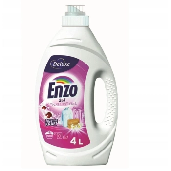 DELUXE żel do prania 4 Litry do koloru 100 prań ENZO koncentrat SENSITIVE