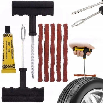 Zestaw naprawczy do opon klej 5 x sznurek klejenia do szybkiej naprawy