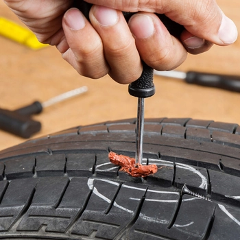 Zestaw naprawczy do opon klej 5 x sznurek klejenia do szybkiej naprawy