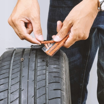 Zestaw naprawczy do opon klej 5 x sznurek klejenia do szybkiej naprawy