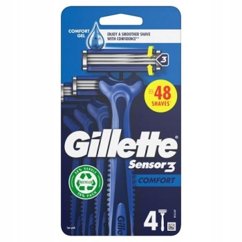 Maszynka jednorazowa do golenia Gillette Sensor 3 Comfort 4 maszynki