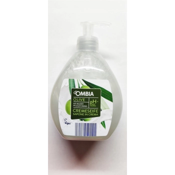 Oliwkowe mydło OMBIA w płynie 500 ml z pompką do mycia rąk – do kuchni i łazienki