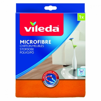 VILEDA STAUB ŚCIERKA DO KURZU MIKROFIBRA 1 SZT Bez smug i zacieków