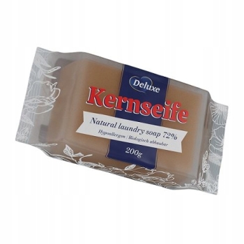 Szare mydło kostka 200 g DELUXE na plamy tkanin do golenia higieny intymnej