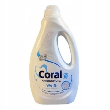 Coral żel do prania białego 1,15 l - 23 prania z Niemiec DE