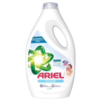 Ariel Żel do Prania Sensitive Delikatny dla dzieci niemowlaków wrażliwych 1,95 L 39P