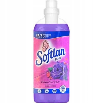 Softlan płyn do płukania tkanin zmiękczający kwiatowy ROSE koncentrat