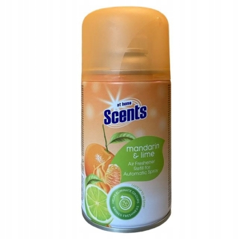 Odświeżacz Powietrza Spray Wkład Mandarynka Limonka At Home 250 ml