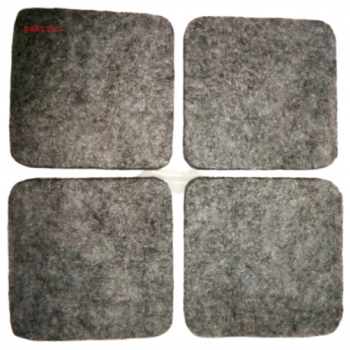 Podkładki filcowe pod meble fotel krzesła stół DUŻE szare kwadraty 4 szt HURTOWNIA