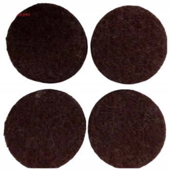 Podkładki filcowe pod meble stół fotel DUŻE brązowe koła 4 szt HURTOWNIA