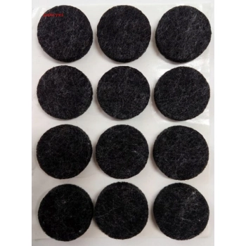 Podkładki filcowe pod meble krzesła stołki czarne 12sz koła HURTOWNIA