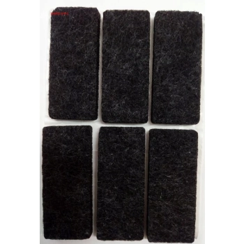 Podkładki filcowe pod meble krzesło stołek czarne 6 szt HURTOWNIA
