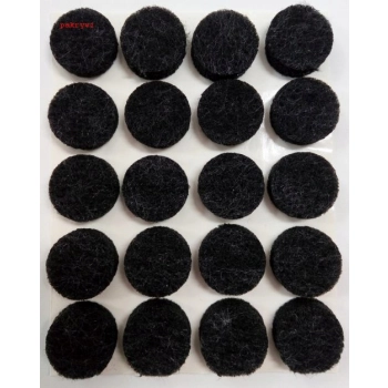 Podkładki filcowe pod meble krzesło stołek 20 sztuk czarne koła HURTOWNIA