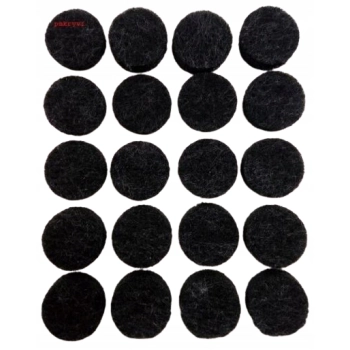 Podkładki filcowe pod meble krzesła stoły stołki 200 szt czarne koła HURTOWNIA